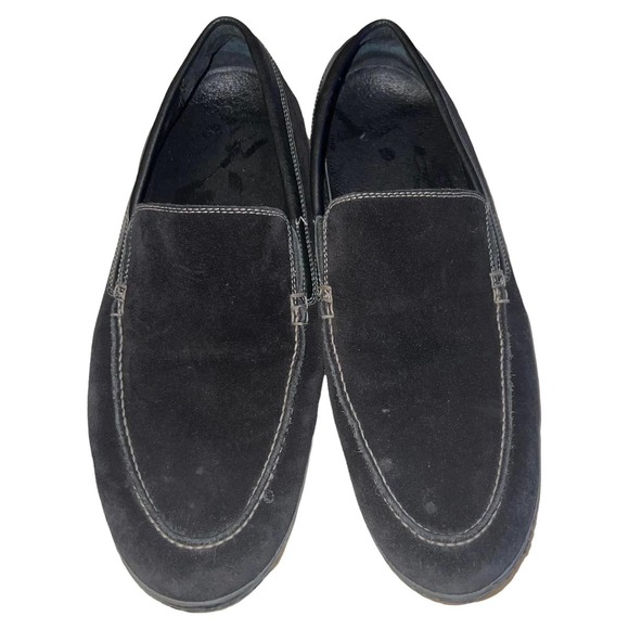 Donald J. Pliner Black Suede Men’s Driving Loafers Size 11.5 main image 5
